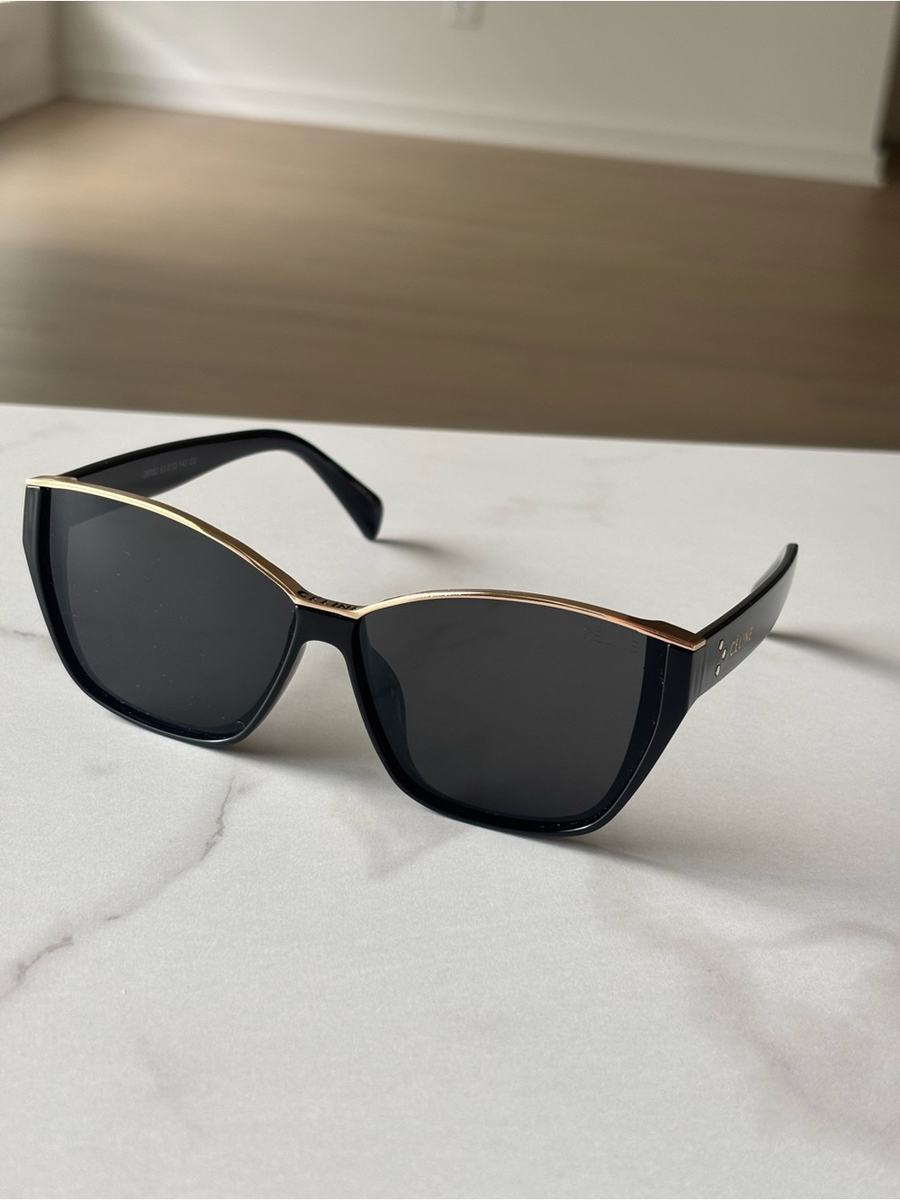Black Cat-Eye Celine Sunglasses - Picture 2 of 9